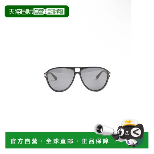 自营Amiri Aviator Logo Sunglasses- Pearl / Black - black 美