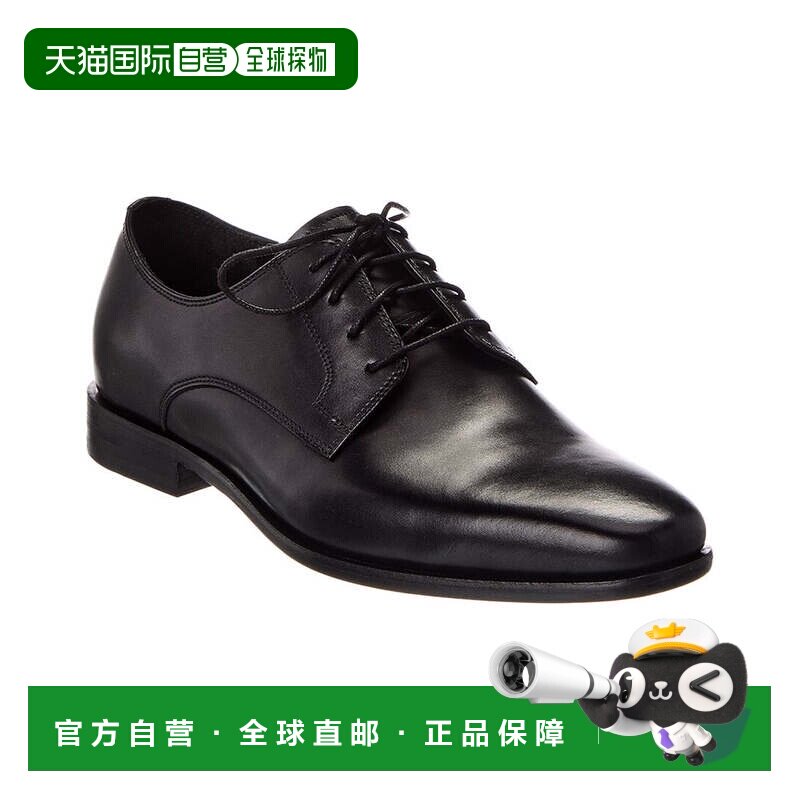 自营Curatore牛津普通鞋头皮革-黑色 德比鞋美国奥莱直发男鞋