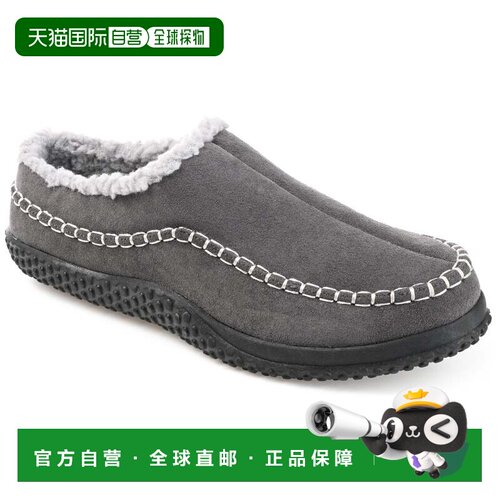 自营Vance Co. Godwin 莫卡辛木屐拖鞋 - 灰色 美国奥莱直发