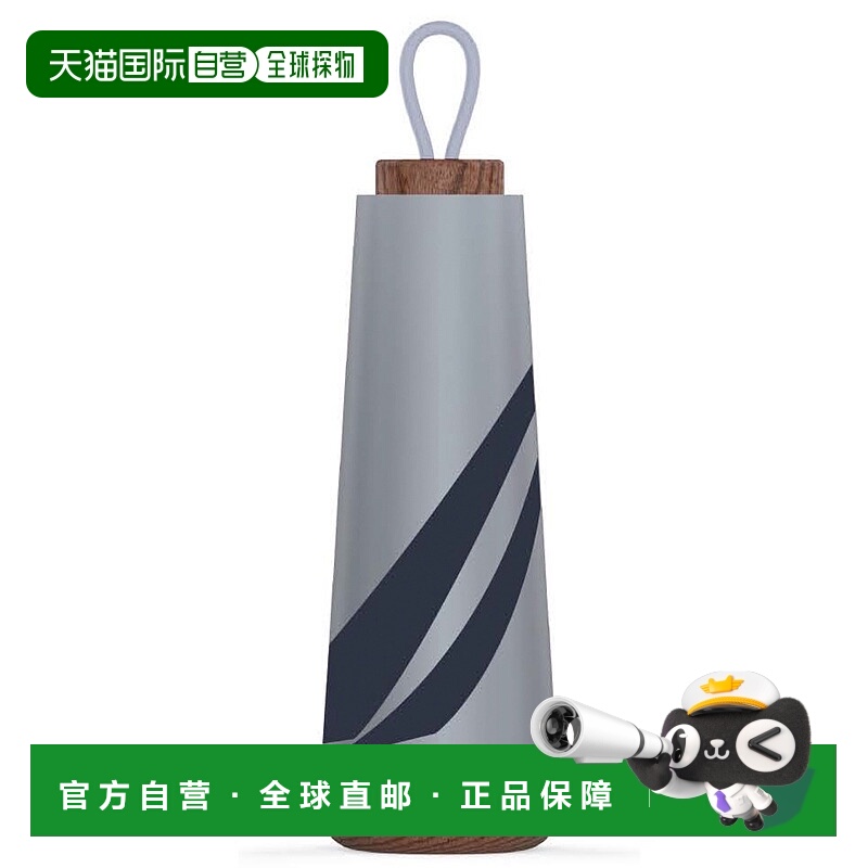 自营Nautica Mens J-Class Stainless Steel And Acacia Wood Wat