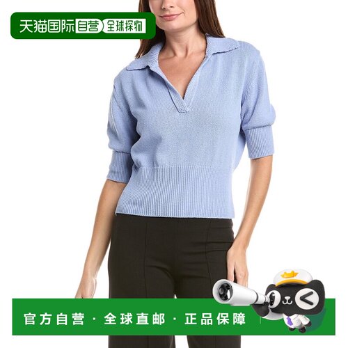 自营Proenza Schouler Reeve Polo毛衣-蓝色 美国奥莱直发