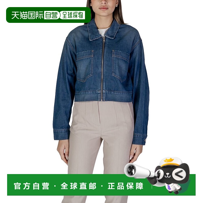 自营Replay棉质夹克和女式外套-蓝色 美国奥莱直发