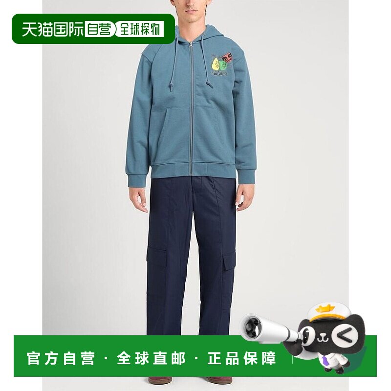 1h可退 【美国直邮】obey 男士 帽衫运动夹克衫长袖卫衣