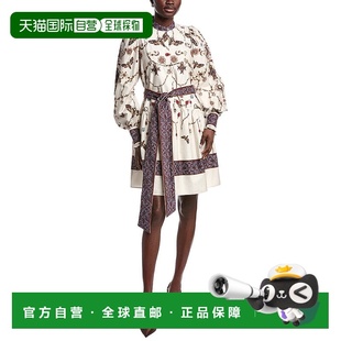 Notte white Printed Shirtdress 美国奥莱 Mini 自营Marchesa