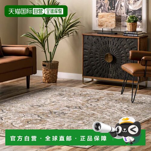 自营nuLOOM Darcie Traditional Medallion 小地毯 - 米色 美国奥