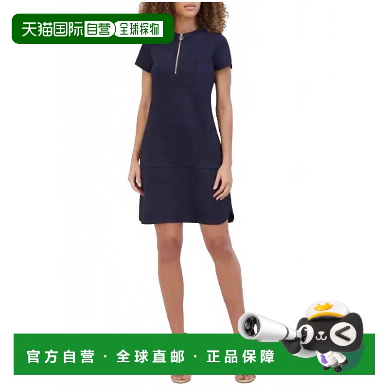 自营kensieFaux Suede Shift Dress In Navy - navy 美国奥莱直发