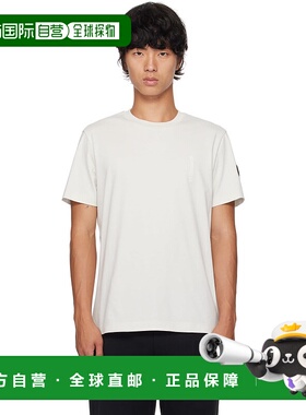 1h可退 香港直邮潮奢 Moncler 盟可睐 男士 灰色水洗 T恤 J20918C