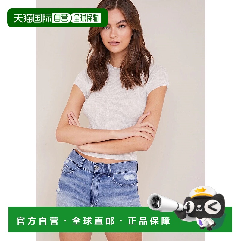 自营Bella Dahl Saylor Vintage Cut-Off Shorts Women's Blue De