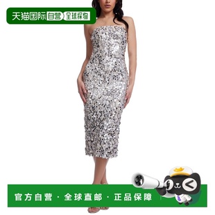 自营Dress The Population Viviana Sheath Dress - off white 美