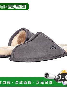 1h可退 香港直邮潮奢 Ugg 男士 Scuff 平底鞋 grey灰色 舒适时尚
