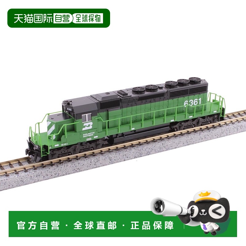 自营Kato No.6361 N 比例伯灵顿北方 EMD SD40-2 柴油机车模型火
