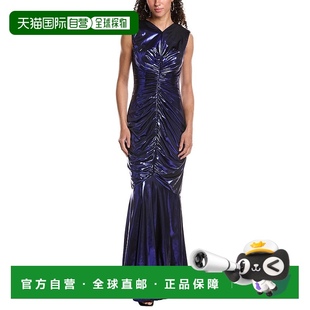 蓝色 Ruiz单肩礼服 美国奥莱直发 Rene 自营