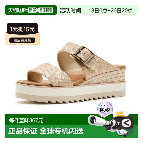 toms 女士 凉鞋坡跟鞋穆勒鞋女鞋 【付后1h可退】