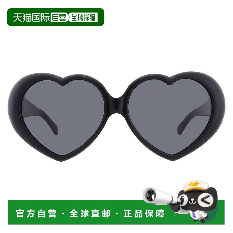 自营Moschino Grey Irregular Ladies Sunglasses MOS128/S 0807/
