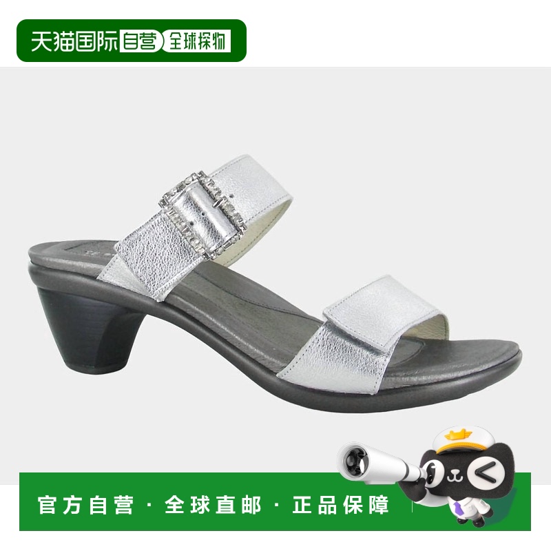 自营naot女式近期凉鞋，柔软银色皮革-柔软银色皮革 美国奥莱直发