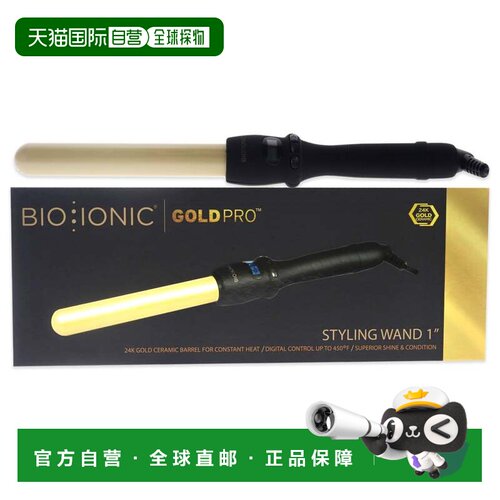 自营金色专业造型棒 - Bio Ionic 女士 Z-GPT-CW-1.0 - 1 英寸卷
