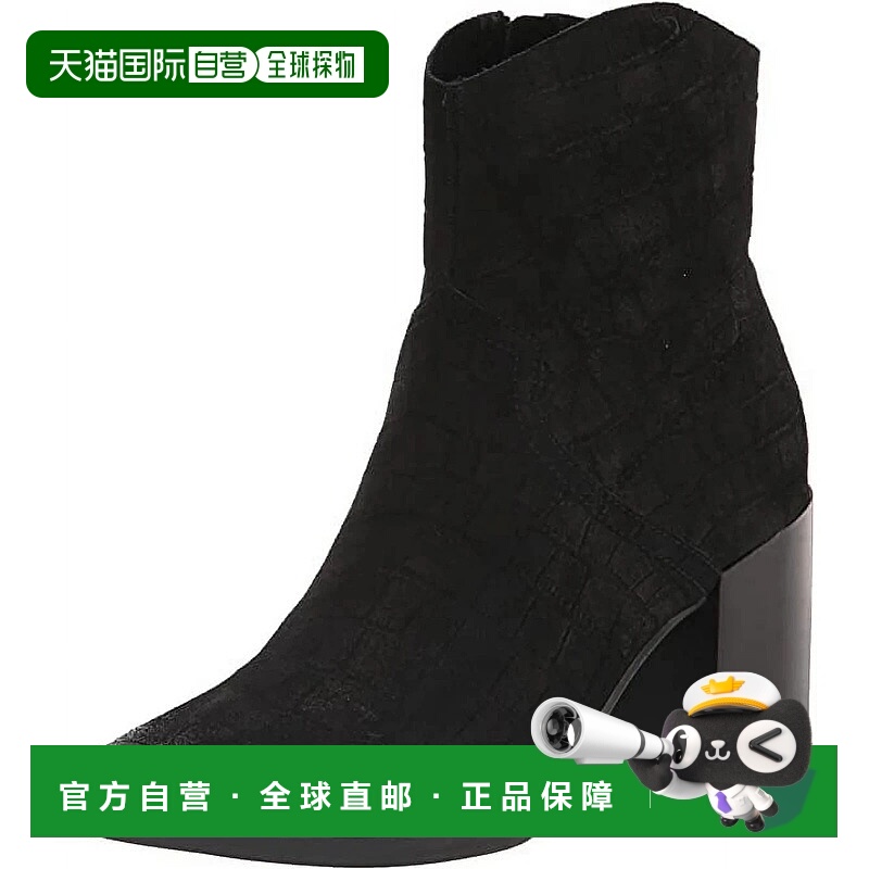 自营Steve Madden Cate Boots Women's Black Pointed Toe Block