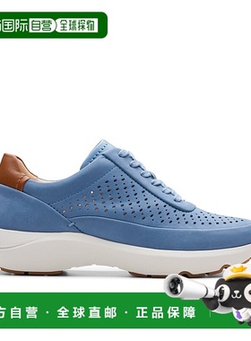 自营Clarks TIVOLI GRACE蓝色牛磨砂革 美国奥莱直发