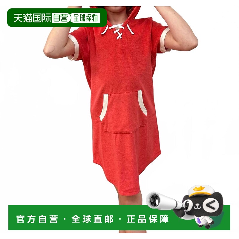 自营vignette红色女孩的Tracey连衣裙 美国奥莱直发