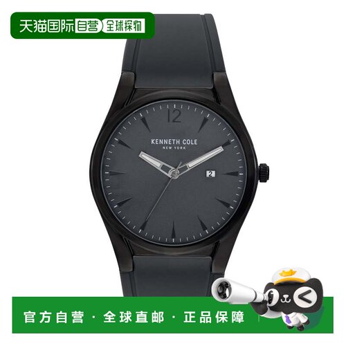 自营Kenneth Cole Men's Classic mm Quartz Watch - grey 美国奥