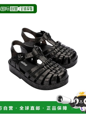 自营 Mini Melissa Possession Shiny BB 凉鞋 - 黑色 美国奥莱直