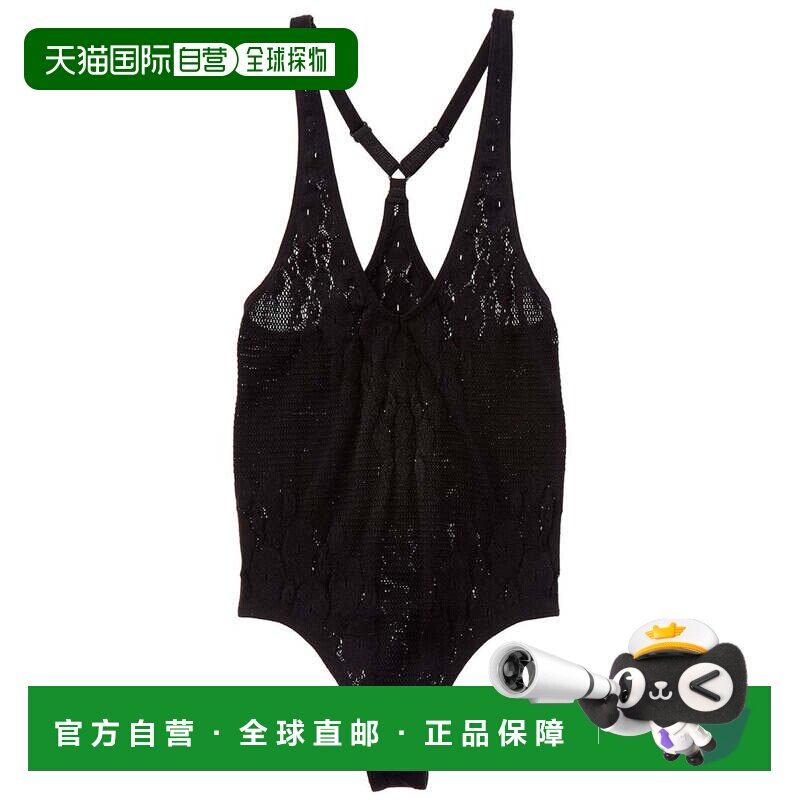 自营Wolford 3w成型紧身衣-黑色 性感吊带连体衣 美国奥莱直发