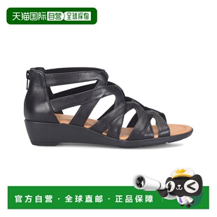 自营Comfortiva Eternia Leather Sandal - black 美国奥莱直发