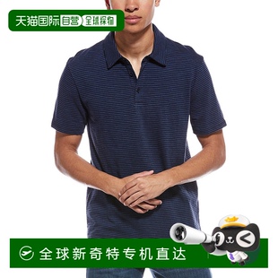 直发 自营Vince Polo衬衫 蓝色 美国奥莱