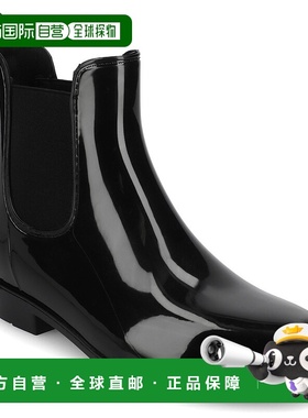 自营 journee collectionJournee女式Drizzle防水雨靴-黑色 美国