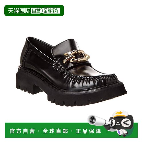 自营salvatore ferragamoFerragamo Ingrid Leather Loafer - whi