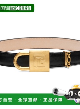 1h可退 香港直邮潮奢 Balmain 巴尔曼 男士 黑色 Sync Narrow Lea