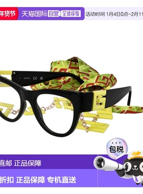 自营 Guess女式光学女式镜架-黑色 美国奥莱直发
