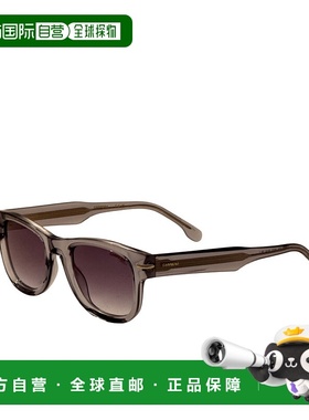 自营 Carrera男式50mm灰色太阳镜-透明灰色 美国奥莱直发卡雷拉