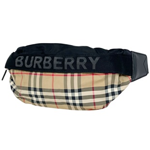 自营Burberry Sling Owned Pack Pre Fanny Leather Nylon Bag