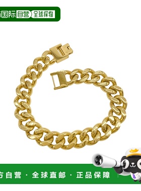 自营 adornia抗锈蚀 14k 镀金厚古巴链 - 金色 美国奥莱直发手链