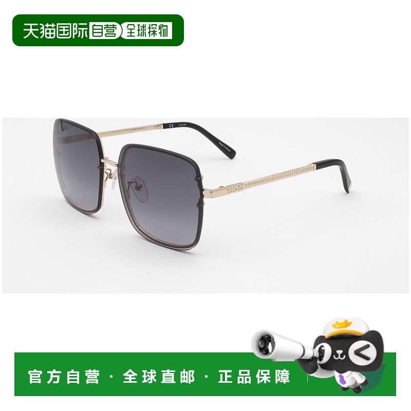 自营 Escada女式60mm玫瑰金太阳镜-闪亮的玫瑰金 美国奥莱直发