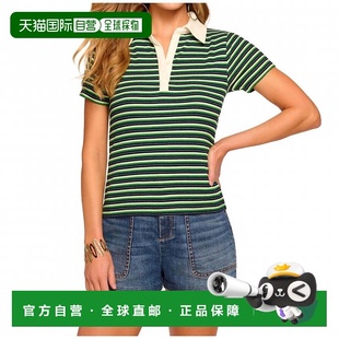 美国直邮 Polo衫 ramy 女士 针织条纹 brook 1h可退