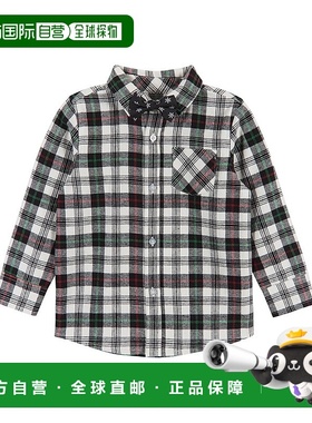 自营 Andy & Evan 纽扣领和领结套装 - 白色 美国奥莱直发