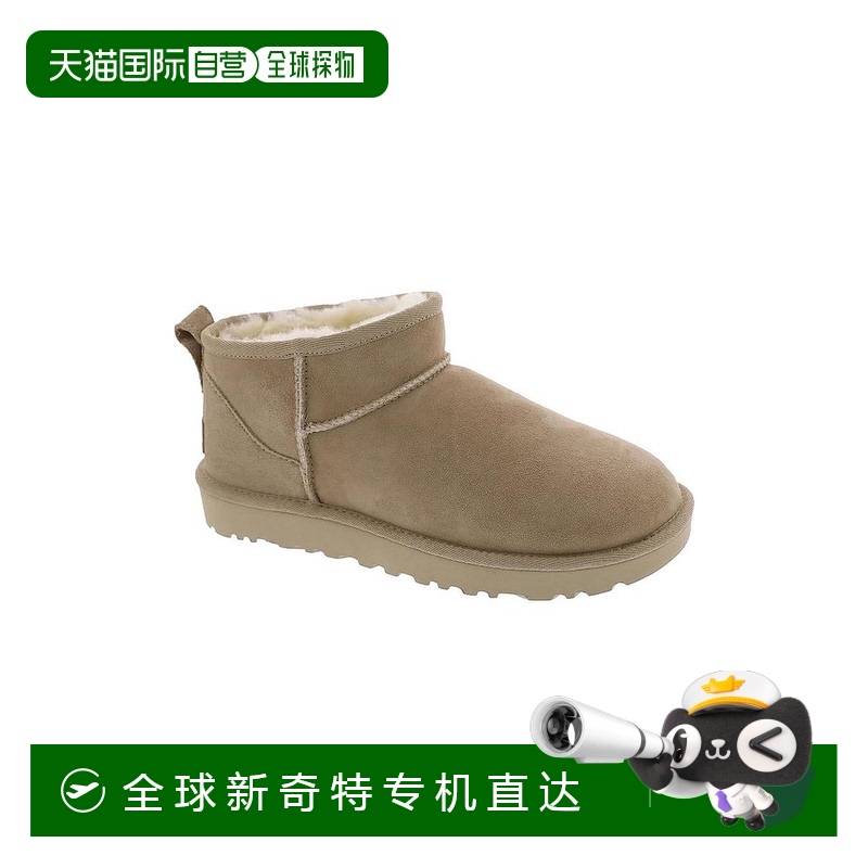 1h可退 【美国直邮】Ugg 经典迷你女式绒面革踝靴拖鞋