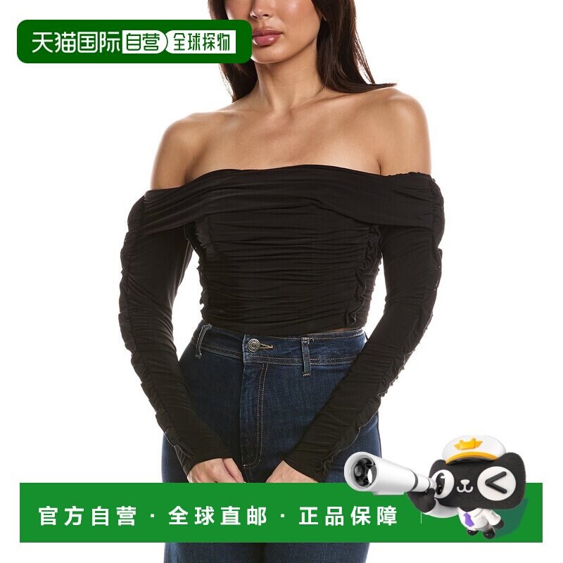 自营bcbgmaxazria 蕾丝衫/雪纺衫 美国奥莱直发