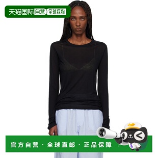 1h可退 香港直邮潮奢 Baserange 女士 黑色长袖 T 恤 TOLS