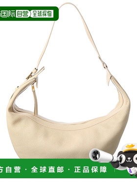 自营KHAITE Augustina皮革霍博包-白色 斜挎包美国直发奥莱女包