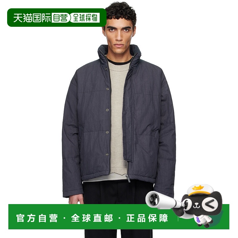 1h可退 香港直邮潮奢 Izzue 男士 灰色羽绒夹克 IZXDND7101F4NCCX