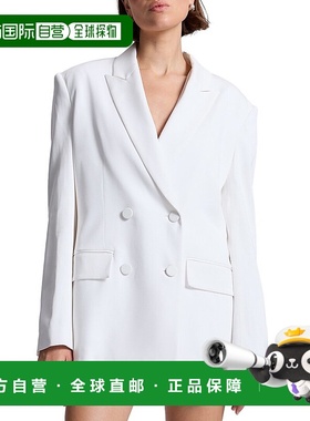 自营 A.L.C.Caleb羊毛混纺夹克-白色外套 美国直发奥莱