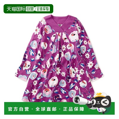 自营 Tea Collection Riko Trapeze Dress - purple 美国奥莱直发