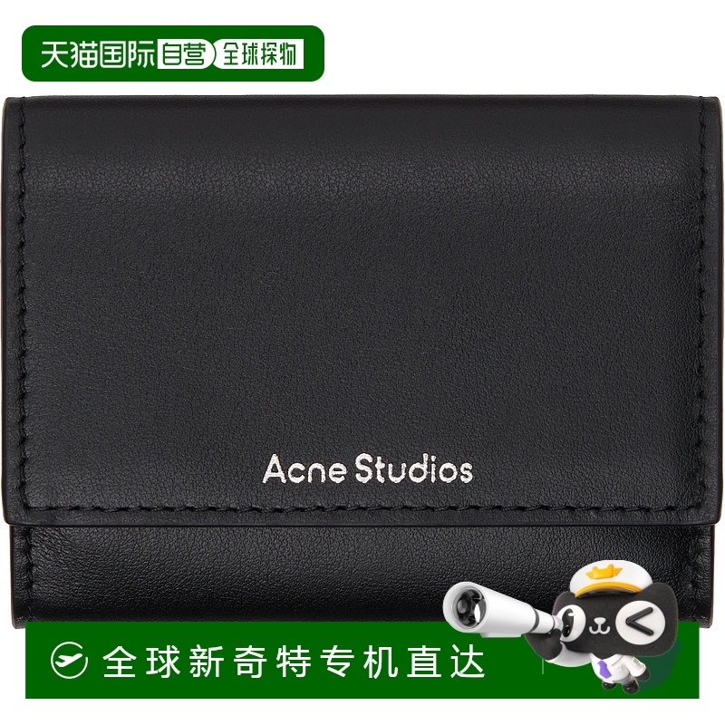 香港直邮潮奢 Acne Studios 艾克妮 女士 黑色钱包 CG0232