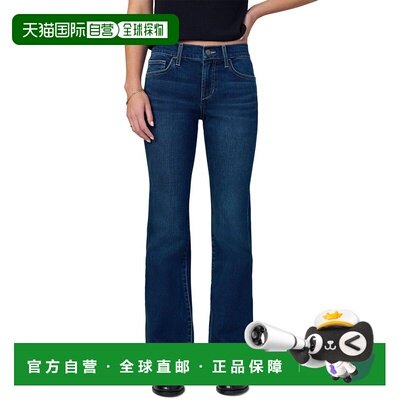 自营JOE'S Jeans Petite Mid Rise Bootcut Jean - black 美国奥