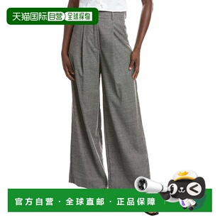 自营Weekend Max Mara Globale羊毛长裤-黑色 美国奥莱直发