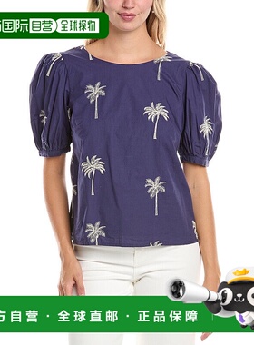 自营 Tori Richard这是一个日期迷雾上衣-蓝色 美国奥莱直发