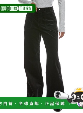 自营Ramy Brook Theodora Velveteen Wide Leg Pant - black 美国